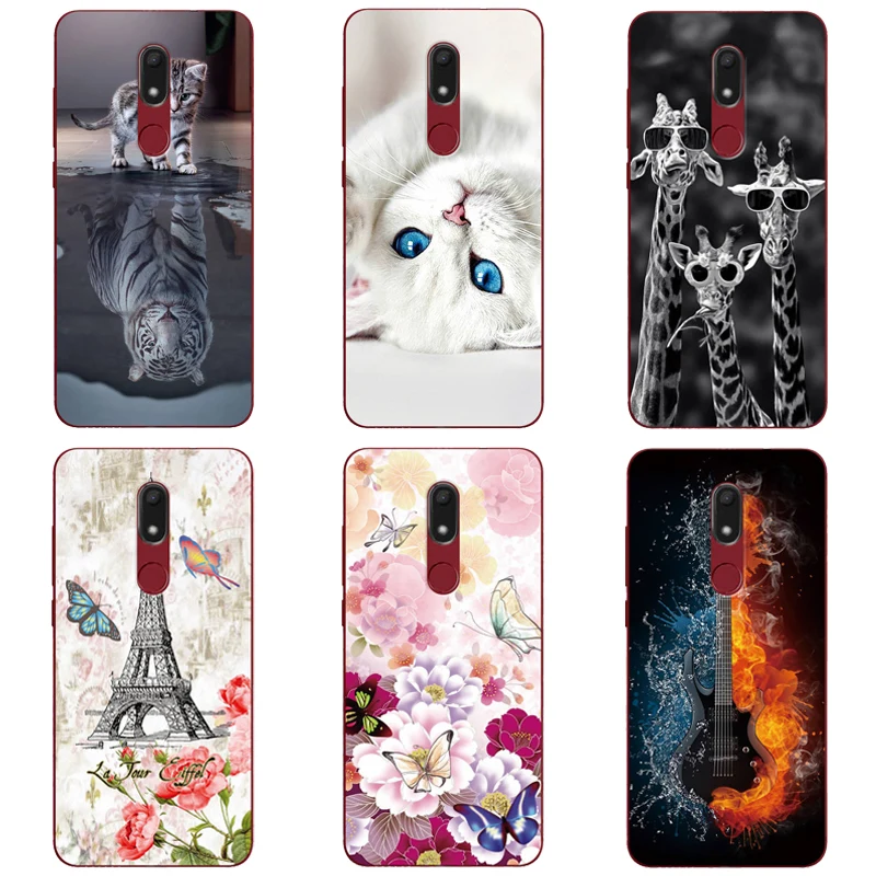 

For BQ BQ-5700L Space X Case Phone Back Cover Painted Cases For BQ 5700L BQ5700L 5.7" Phone Protection Shell Case Back Cover