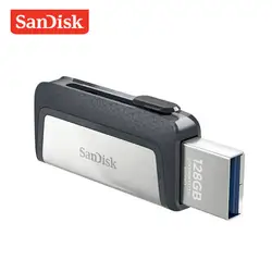 Sandisk type-C USB 3,1 двойной интерфейс OTG флеш-диск Usb флеш-накопитель 256 ГБ 128 Гб 64 ГБ 32 ГБ