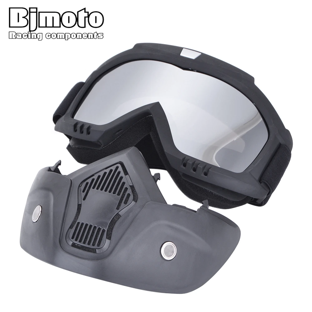 Motorcycle Helmet Goggle Mask Guy Men Design Breathable Racing ATV