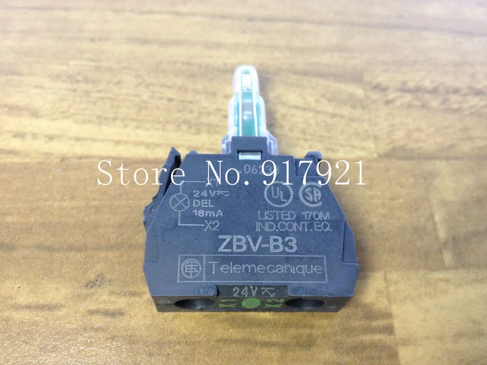 [ZOB] оригинального ZBV-B3 индикатор кнопки модуль лампы светодиодные DC24V зеленый-20 шт./лот