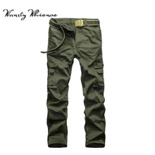 Новые брюки-карго, Мужская одежда, тактические брюки, военные мужские, американский боевой камуфляж, армейский Стиль, камуфляжные мешковатые брюки