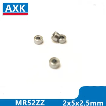 

Axk Free Shipping 10 Pcs Mr52zz Abec-5 2x5x2.5 Mm Deep Groove Ball Bearings Mr52 / L-520 Zz