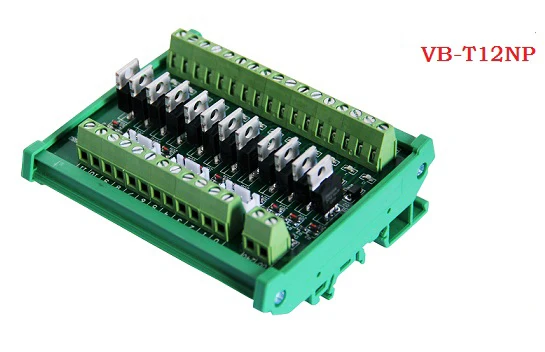 12 Ways NPN Input PNP Output PLC Amplifier Board with Opto-isolated Circuit