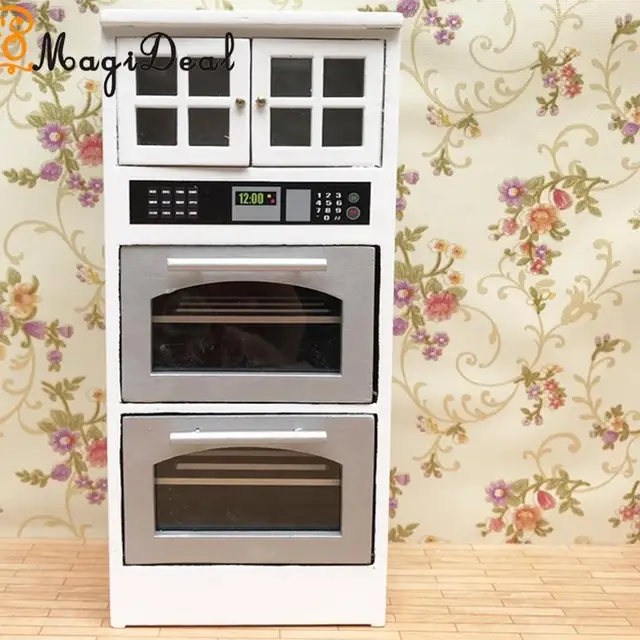 Special Offers Miniature Wood 3 Layer Microwave Cabinet for 1/12 Dolls House Kitchen Accessories Dining Room Furniture Kids Playset Special Offers Miniature Wood 3 Layer Microwave Cabinet for 1/12 Dolls House Kitchen Accessories Dining Room Furniture Kids Playset
