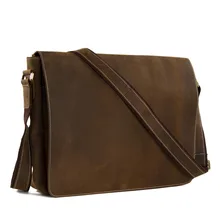 Vintage Leather Full Flap Messenger Handmade Bag Laptop Bag Messenger Bag Satchel Bag 1053L