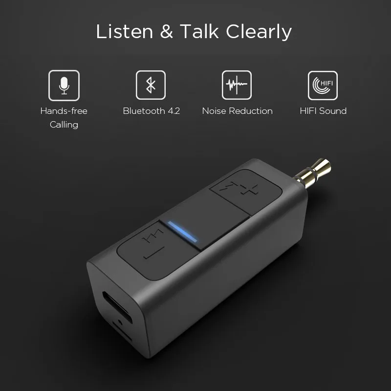 TANGGOOD Bluetooth приемник 3 5 мм разъем музыка 4 2 адаптер для наушников динамик аудио