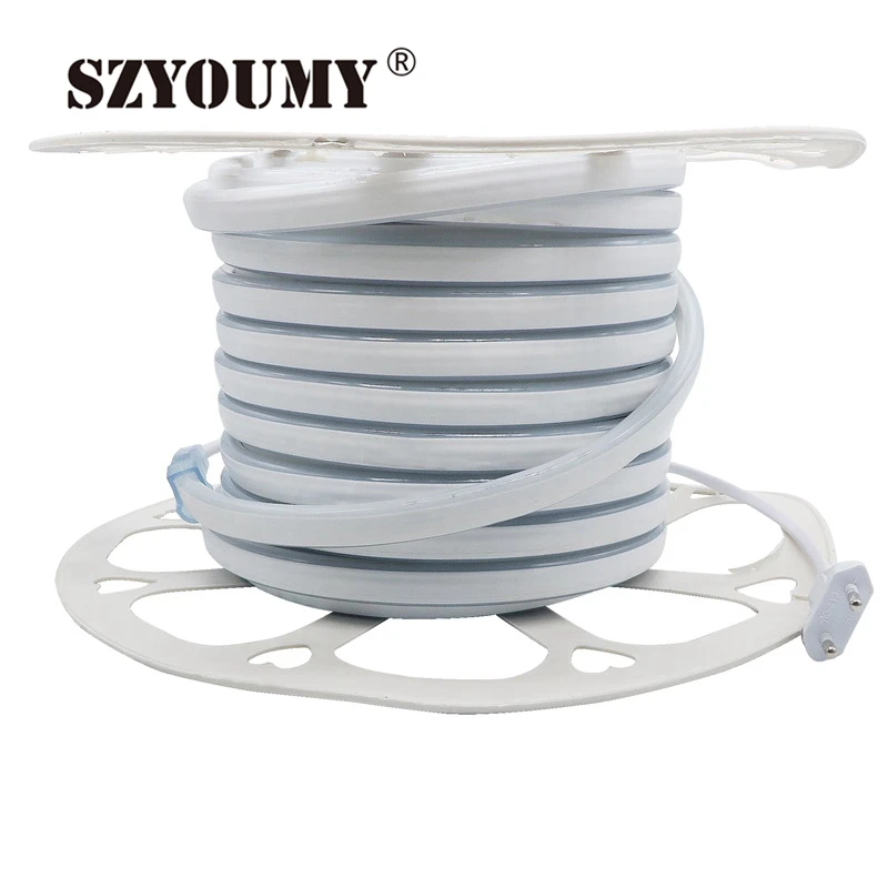 SZYOUMY белый/теплый белый 110 в 220 В 8*16 мм мини Светодиодная гибкая неоновая вывеска