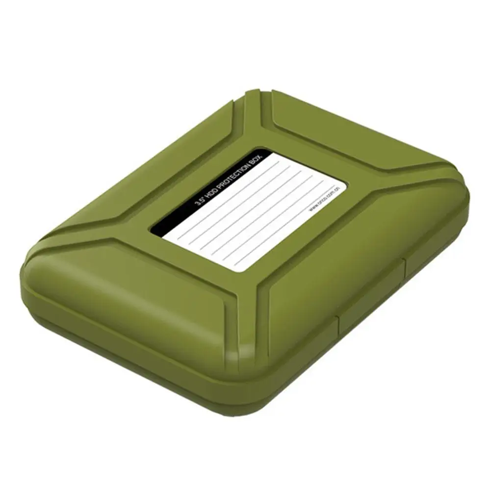 PHX-35 3," внешний корпус для жесткого диска Универсальный записываемый ярлык защитный бокс мобильный жесткий диск корпус чехол для хранения - Цвет: Tan