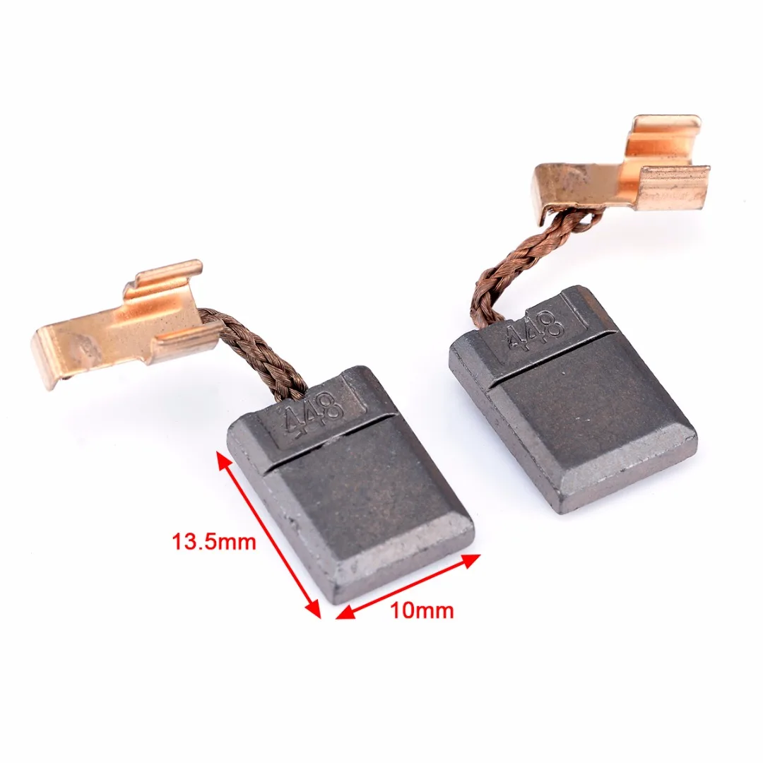 1 Pair Carbon Brushes Power Tool 13.5*3*10mm For Makita CB440 CB448 Replacement