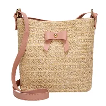 OCARDIAN-Bolsos de paja bolsa de mimbre de gran capacidad bolsos hechos a mano tejido nuevo verano hecho a mano playa señora Vintage viaje 5M16