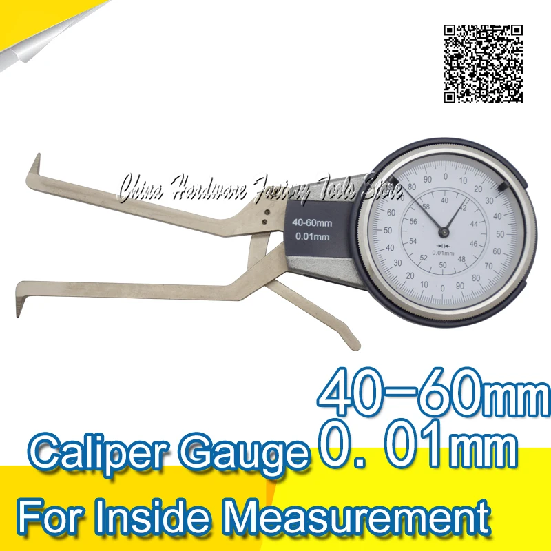 40 60mm caliper gauge for inside measurement caliper gauge dial