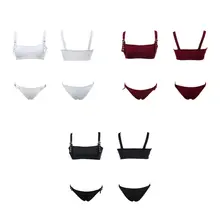 Женский сексуальный бикини Регулируемая металлическая пряжка короткий топ на бретелях с низкой талией стринги с высокой посадкой сплошной купальник с узором пуш-ап Пляжная одежда