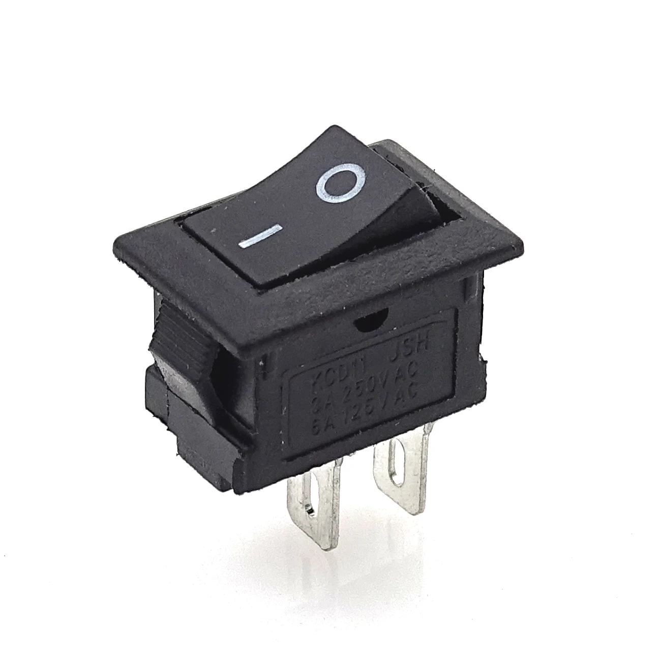 10 шт. рокерный переключатель 117S 2 контактный 250V3A 125 V6A вкл. ВЫКЛ. черные пластиковые