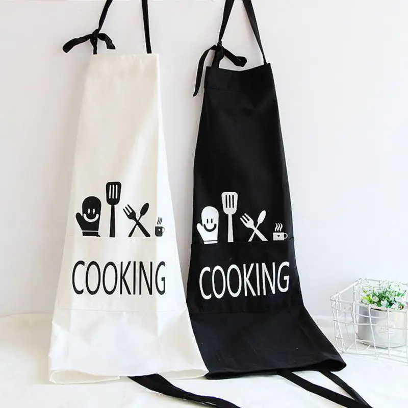 

New Fashion clothing overalls Cotton Linen Apron the kitchen bakery baked Cotton Apron mom helper kichen accessories