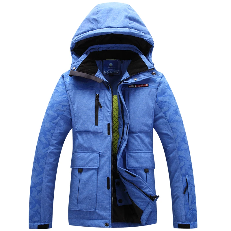 عالية الجودة رجل الشتاء الرياضة الثلوج مبطن معطف outdoorwaterproof windproof و الجليد الجليد للماء سترة 330