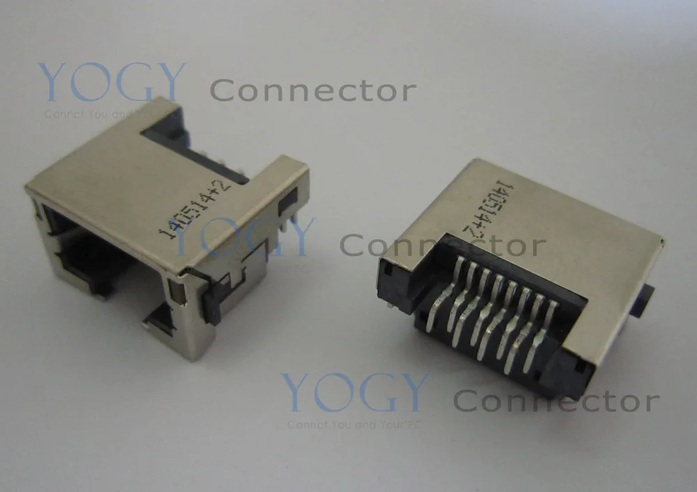 

1pcs Female rj45 socket fit for lenovo b590 g480 e49 e49a e49l e49al v480s series laptop motherboard network connector