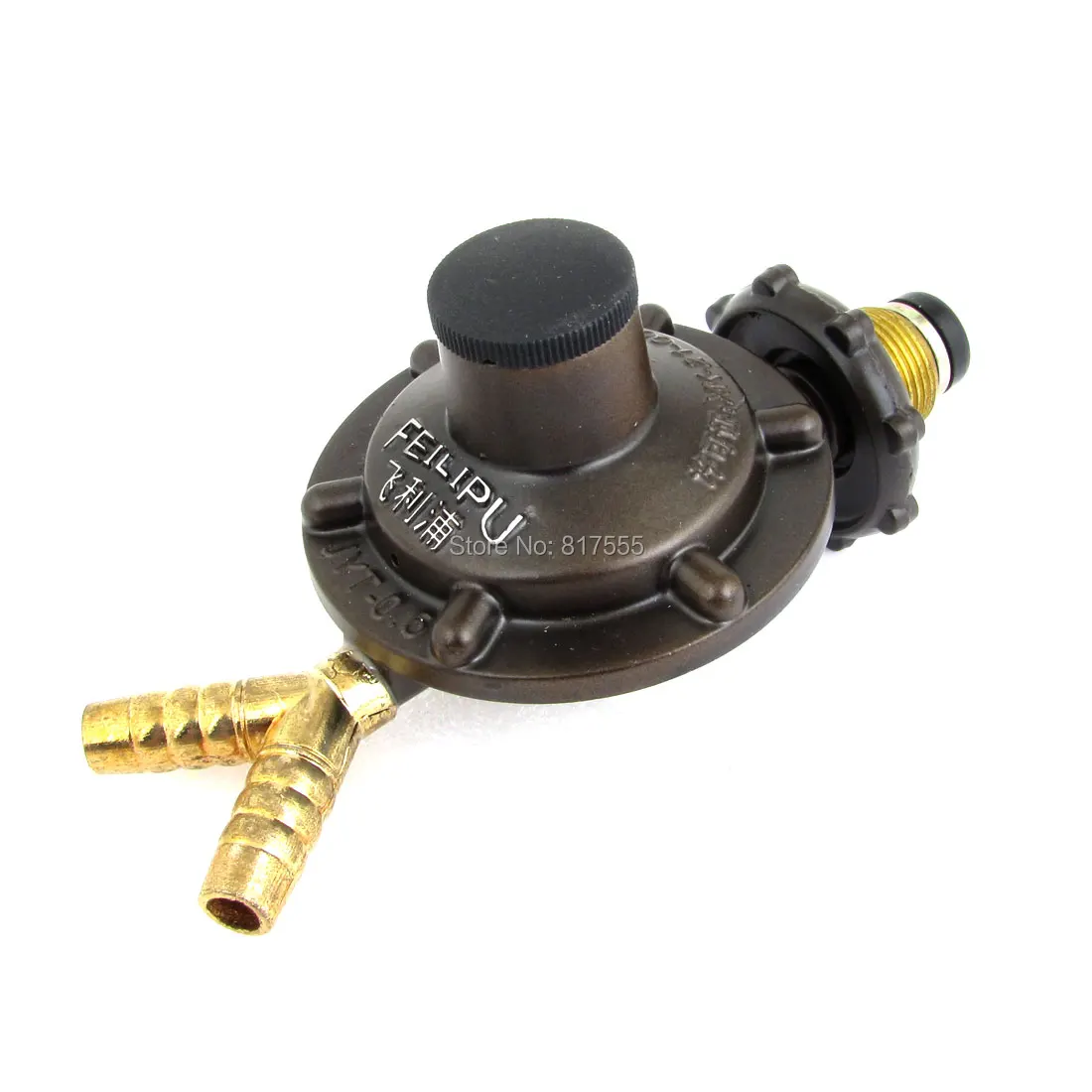 

Bottled Compressed Gas Pressure Regulator Valve Coffee Color