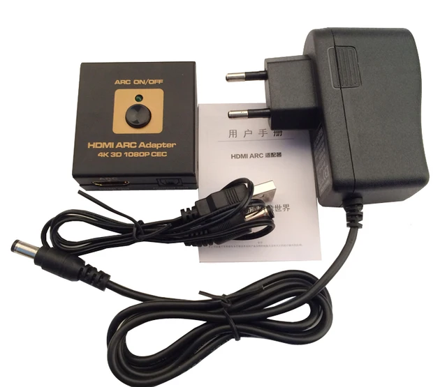 Best Offers HDMI ARC Adapter to HDMI & Optical Adapter Audio Converter 4k 3D 1080P CEC with USB Power Cable or Power Charger optional Best Offers HDMI ARC Adapter to HDMI & Optical Adapter Audio Converter 4k 3D 1080P CEC with USB Power Cable or Power Charger optional