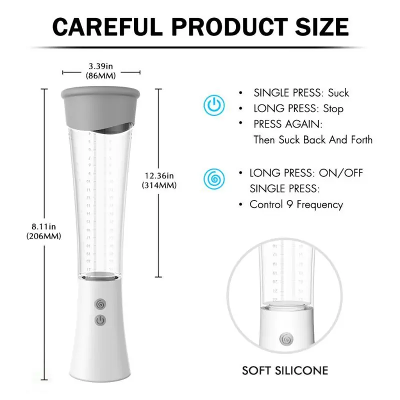 Male Penis Enlargement Enhancer Vacuum Pump 9 Frequency Vibration Sex Toys Enlarger Extension Adult for Men dropshipping 4 Male Penis Enlargement Enhancer Vacuum Pump 9 Frequency Vibration Sex Toys Enlarger Extension Adult for Men dropshipping 4