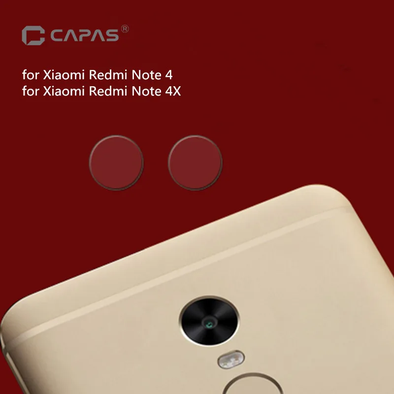 2pcs Back Camera Lens Protector for Xiaomi Redmi Note 4 4X Tempered