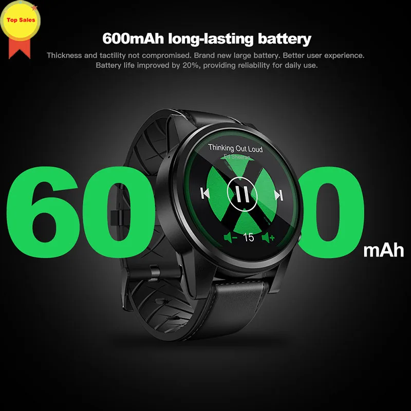 Мужские Смарт часы 4G Wifi GLONASS GPS MTK6739 16 ГБ + 1 Гб четырехъядерный процессор 600 мАч с