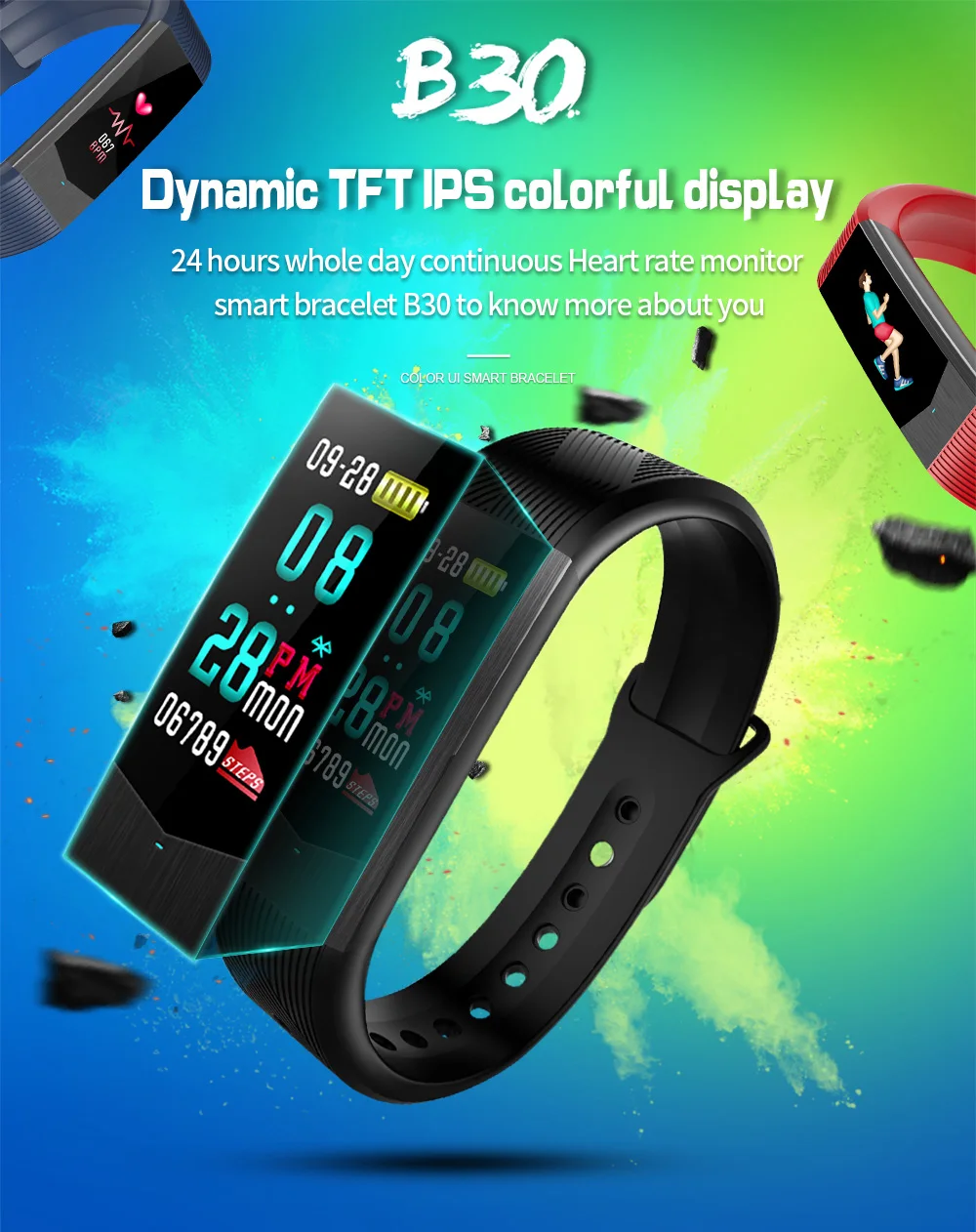 130347-Smart bracelet B30-B301000_01