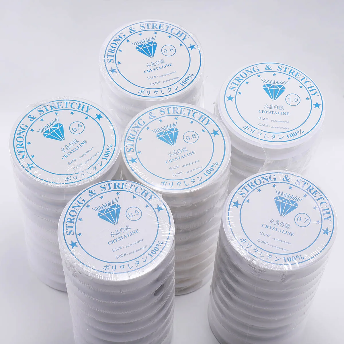 

Transparent Crystal Elastic tretch Beading Rope Line Cord Thread String Wire For DIY Necklace Bracelet Jewelry Making Finding