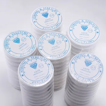 

Transparent Crystal Elastic tretch Beading Rope Line Cord Thread String Wire For DIY Necklace Bracelet Jewelry Making Finding