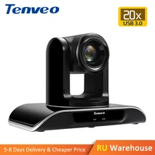 Tenveo 1080p60fps 20X зум-камера USB3.0 PTZ HDMI выход HD видео конференц-камера Веб-камера Plug-N-Play для HD потокового видео