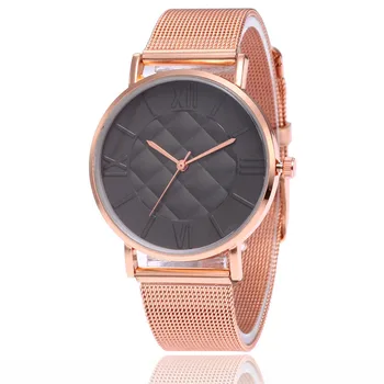 

Ladies Watch Women Minimalist Steel Mesh Simple fashion Geneva Watch Women Quartz Couple Watch Relogio Faminino zegarek damski