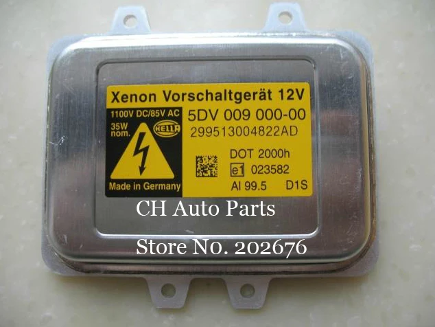 

FREE SHIPPING, CHA ORIGINAL USED OEM HELLA HID XENON BALLAST D1S, WITH YELLOW STICKER