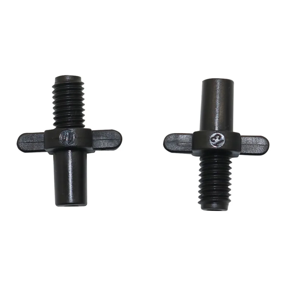 

6 mm Straight Connector with Threaded Agricultura Irrigation Garden Pipe Connectors Spray Nozzle Conector for PVC Pipe 50 PCs