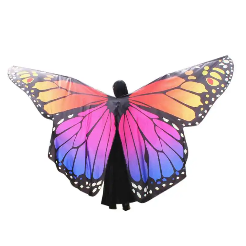 Египетские крылья живота бабочка эгипетский танец костюм аксессуар реквизит для представления красочные без палочек - Цвет: as show