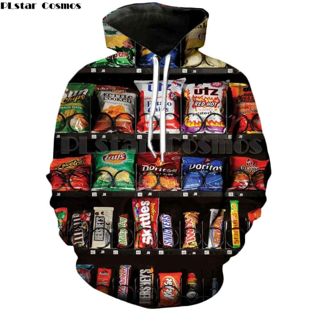 PLstar Cosmos Delicious food French fries/chocolate/chicken 3D print Hoodie 2018 New Style Fashion Mens/Womens Hooded Sweatshirt PLstar Cosmos Delicious food French fries/chocolate/chicken 3D print Hoodie 2018 New Style Fashion Mens/Womens Hooded Sweatshirt