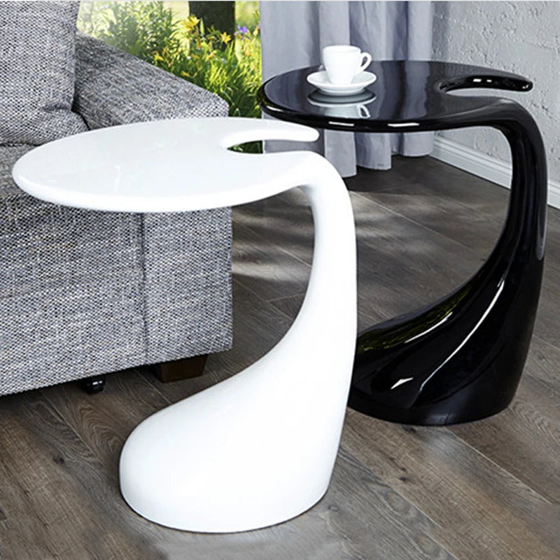 ABS Droplet Coffee Table Living Room Furniture End Table Modern Side Table