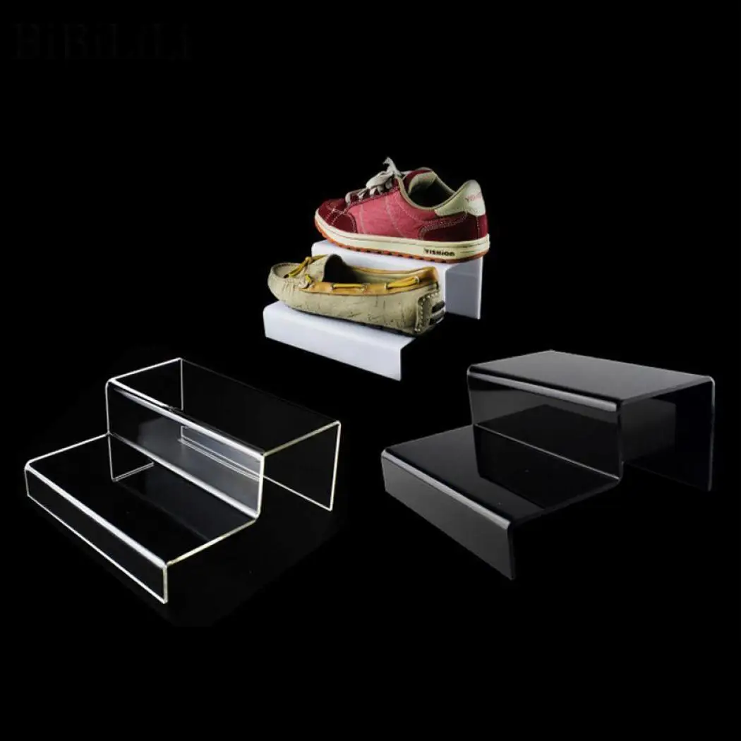 

Double-layers Transparent Acrylic Shose Display Stand Shoes 0.2kg Shoes