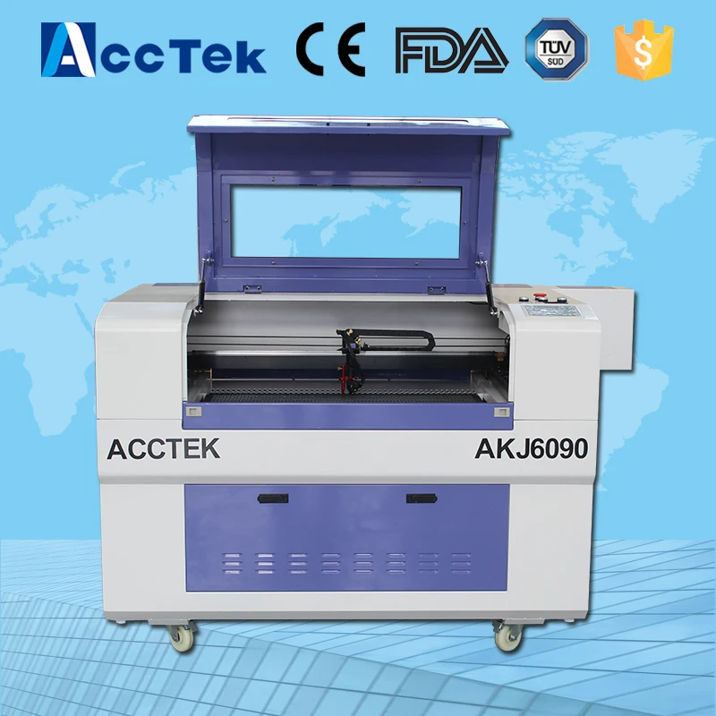 

Economical machine fast speed high accuracy mini cnc laser cutting machine 6090 80w with water cooling