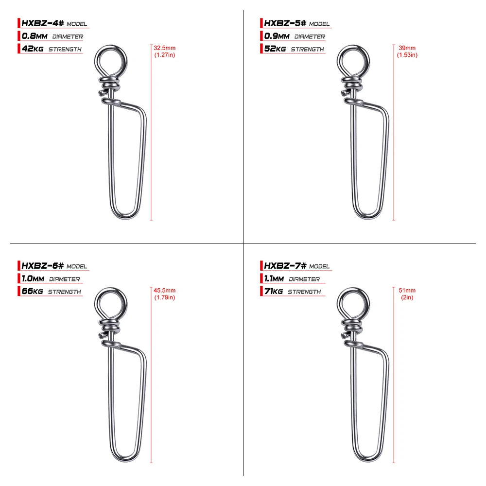 50 шт./лот 0#-7# Coastlock разъем защелкивающийся рыболовный баррель Поворотная безопасная защелка из нержавеющей стали рыболовные Вертлюги Оснастки аксессуары