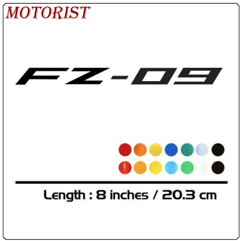 2 X New Sales motorcycle bike Fuel tank Wheels Fairing notebook Luggage helmet MOTO Sticker decals For YAMAHA FZ-09 FZ09 | Автомобили и