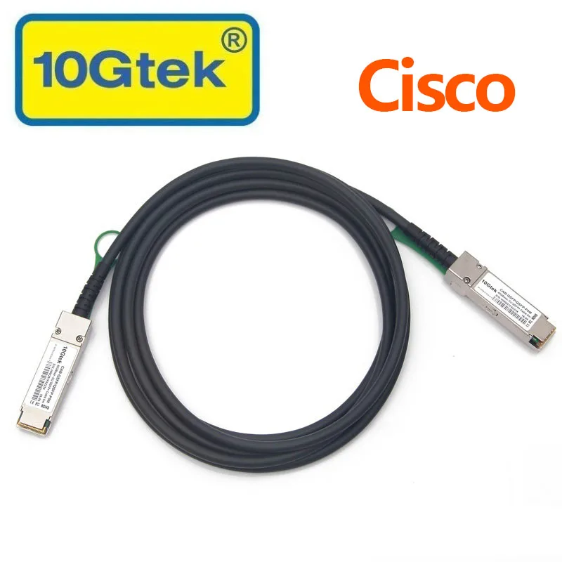 Кабель QSFP H40G CU2M CAB Q 2M + 40G пассивный медный кабель с прямым подключением 30AWG|qsfp|twinax