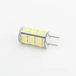 Led G6.35 лампы Супер яркий высокой Мощность 2835SMD 27 светодиодов до 350LM широкий AC/DC 24 V затемнения лампы RV потолочный плафон кабина 1 шт./лот