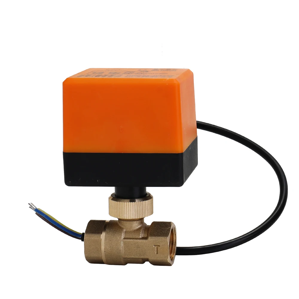 DN15/DN20/DN25 AC 220 в IP65 водонепроницаемый 2 канальный 3 проводный шаровой электрический