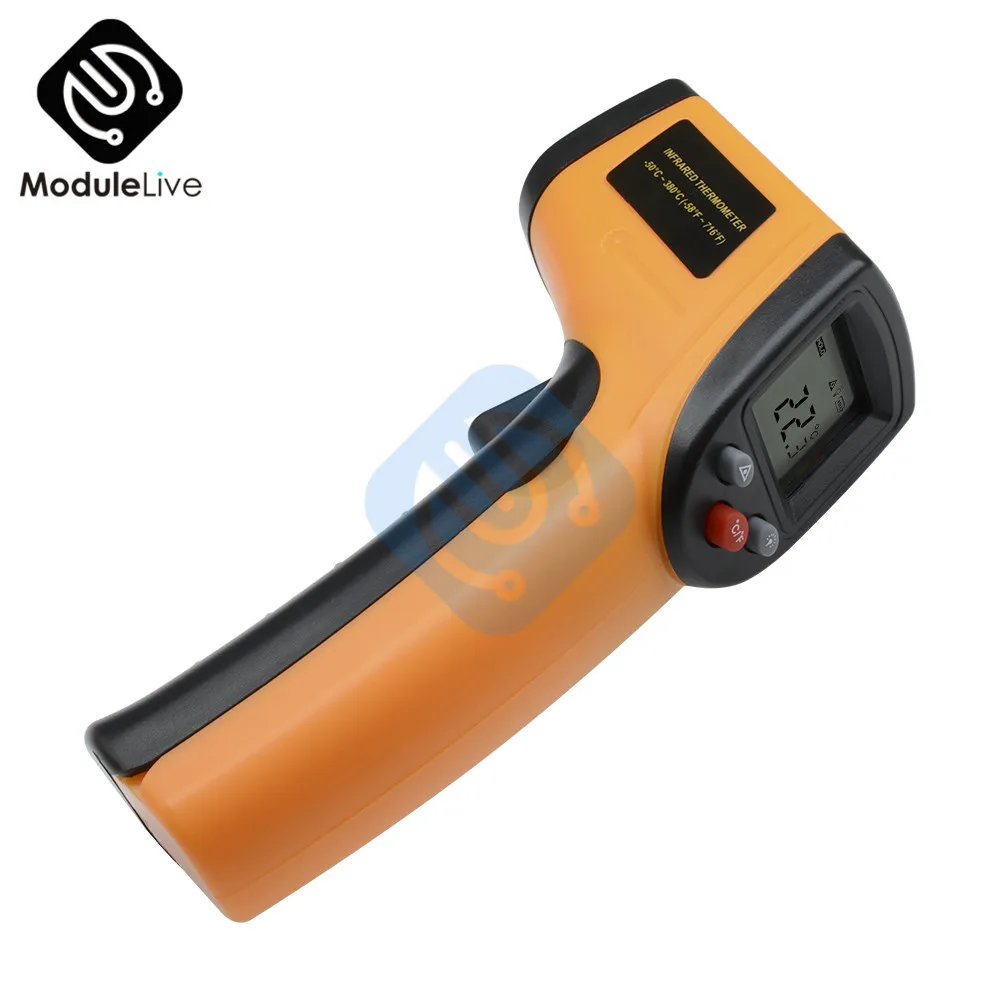 

GM320 Hot Laser LCD Digital IR Infrared Thermometer Temperature Meter Gun Point -50~330 Degree Non-Contact Thermometer Data Hold