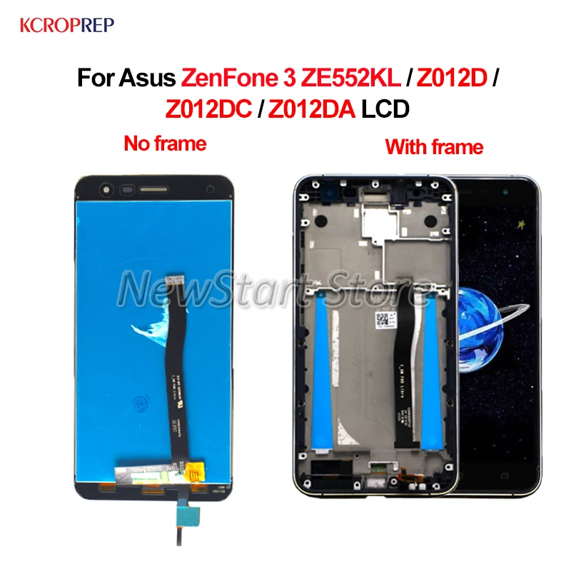 

5.5" For Asus ZenFone 3 ZE552KL LCD Display Touch Screen Digitizer Assembly 100% New For Asus ZenFone 3 Z012D Z012DC Z012DA lcd