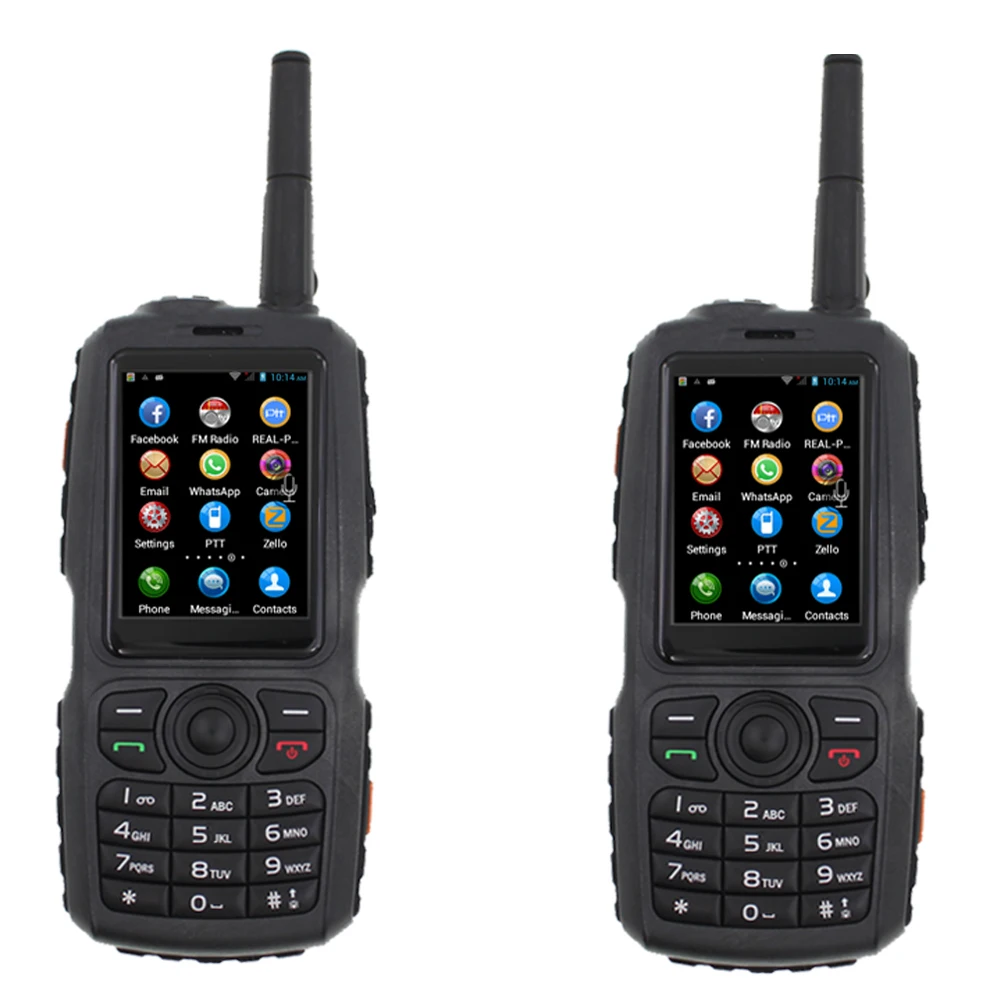 2 шт. мобильный телефон на андроиде anysecu A17 Водонепроницаемый IP67 gps Zello PTT 3g сетевой