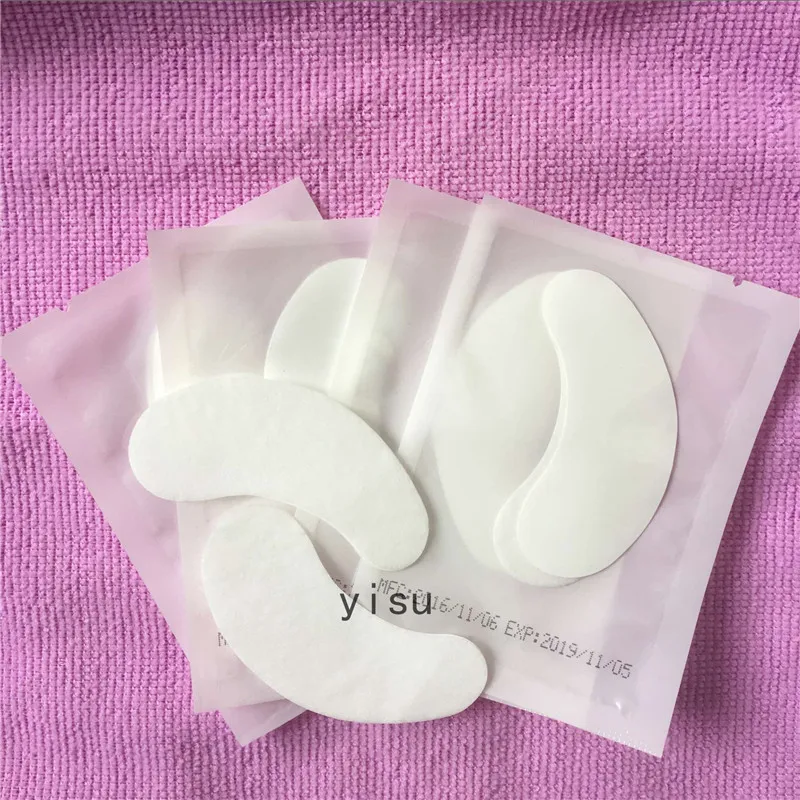 Olho para Cílios Dicas de Manchas de Papel Transparente sem Embalagem Mulheres Almofadas Make Pares - Lote Adesivo Impresso Atacado up 200 2 Cílios postiços