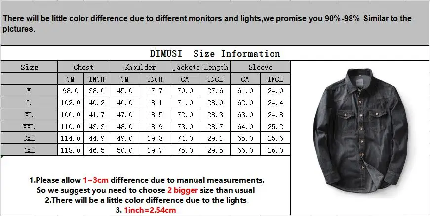 DIMUSI Мужская джинсовая рубашка тропическая повседневная мужская ветровка с длинным рукавом мужская хлопковая ковбойская джинсовая рубашка одежда 3XL, YA934