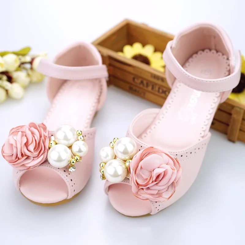 

New Fashion 2018 Children Sandals Girls Shoes Summer Princess Flowers Baby Girl Sandals Comfortable Kids Shoes for 4-12years