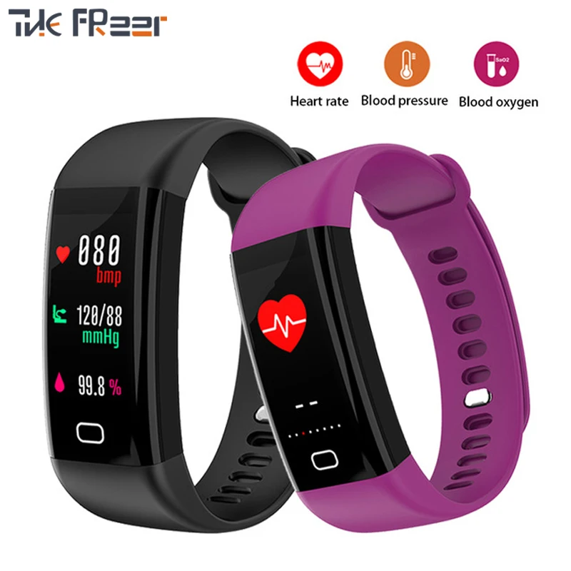 

NEW Color Smart Band Fitness Bracelet IP67 Waterproof Step Counter SmartBand Health Heart Smart Watch Men Woman Top Watches
