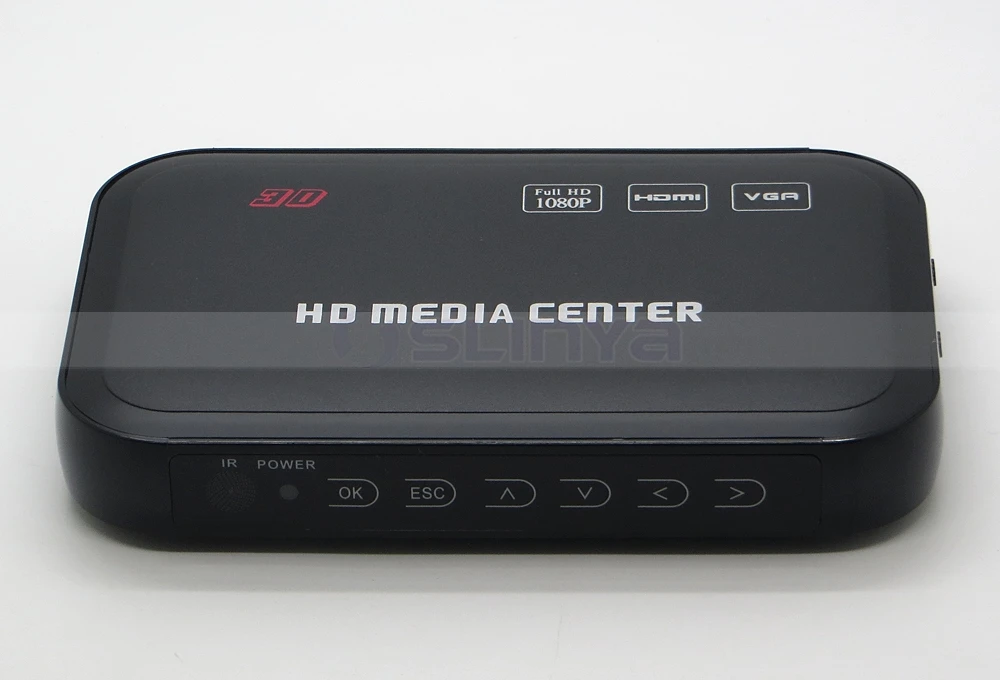 5 шт./лот 1080P Full HD 3D медиаплеер HDD HDMI медиаплеер центр с HDMI/AV/VGA Wif ретранслятор функция